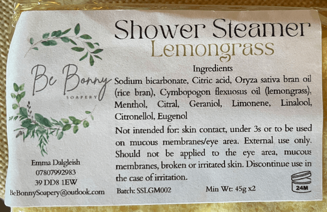 Shower Steamers, Essential Oils + Menthol